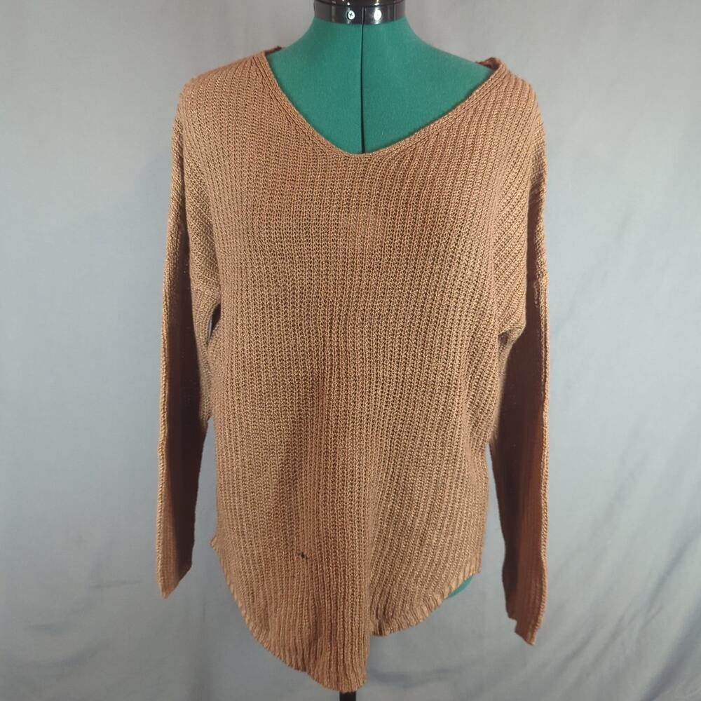 Charlotte Russe Brown Knit Sweater | S